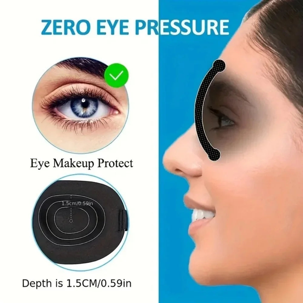 Antifaz 3D para Dormir, Máscara de Ojos de Espuma Viscoelástica Suave para Dormir, Viajar, Antifaz Ligero para Dormir, Cubre Ojos, Estilo Ligero