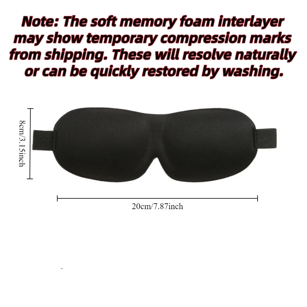 Antifaz 3D para Dormir, Máscara de Ojos de Espuma Viscoelástica Suave para Dormir, Viajar, Antifaz Ligero para Dormir, Cubre Ojos, Estilo Ligero
