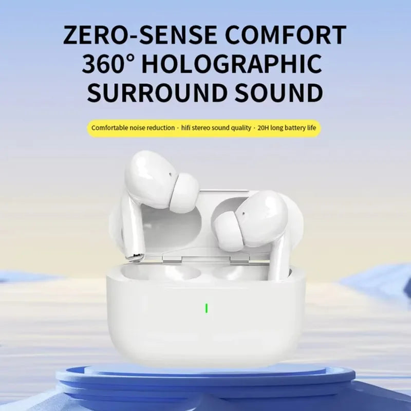 TWS Pro 5 Wireless Bluetooth Earphones Headphones ANC Noise Reduction Earbuds HiFi Sound Low Latency for IPhone Android